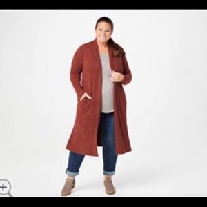 Barefoot Dreams Long Cardigan-Med